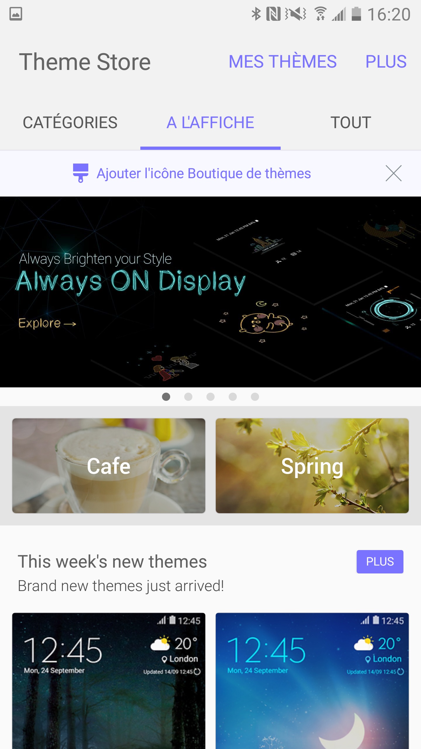 Themes Always On Display Samsung